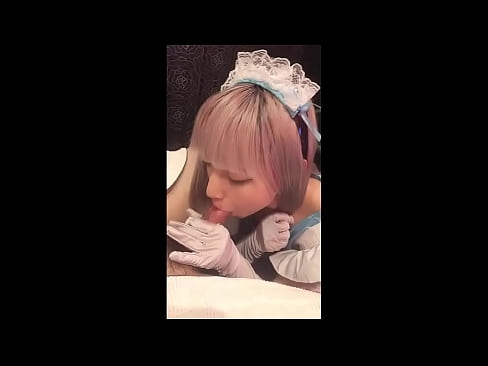 ❤️ Japonský idol [mayuka], kostým francúzskej slúžky, časť 1, fajčenie a honenie s pleťovým mliekom Šukanie na sk.naughtyhentai.ru ❌